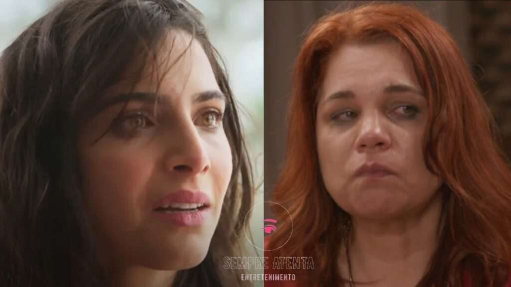 A L T: "Ísis fica em choque ao descobrir que é irmã de Helena, mas perdoa a mãe"