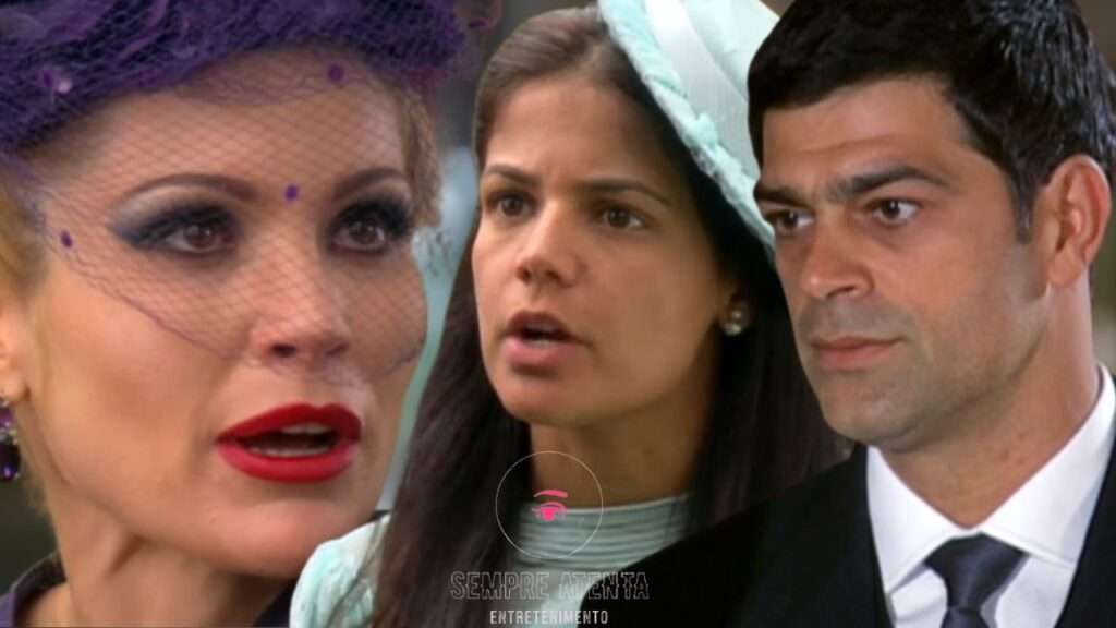 A L T: "Alexandra para casamento de Cristina e Rafael e choca a todos ao revelar segredo bombástico"