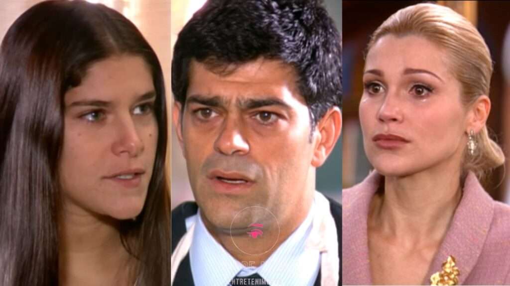 A L T: "Rafael desiste de se casar com Cristina, corre para Serena, mas leva fora"