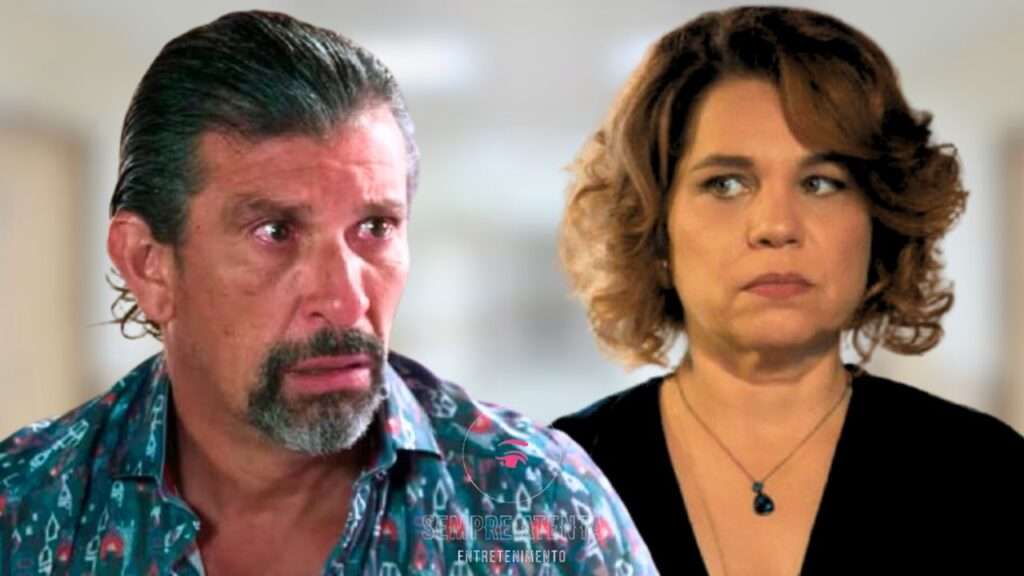 A L T: "Osmar briga com Violeta, perde vida luxuosa e vai morar em quartinho"