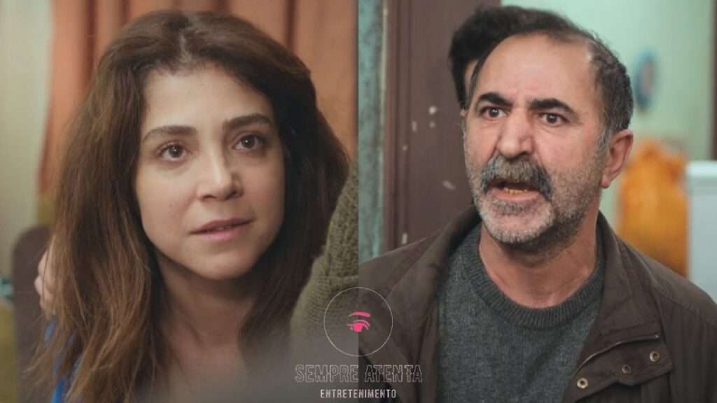 Ceyda e Dursun em cena tensa na novela Força de Mulher