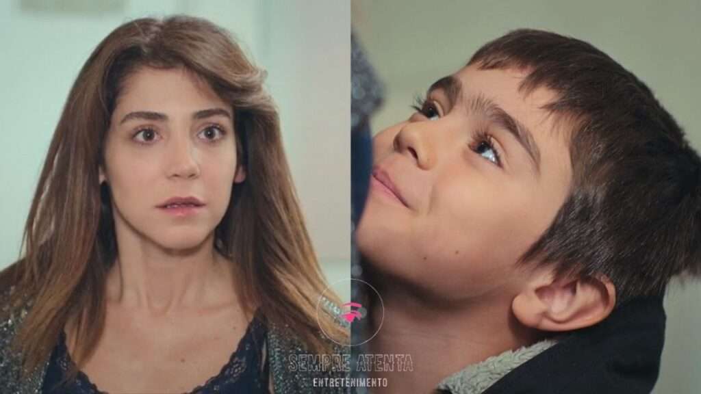 Ceyda reencontra o filho biológico — Satilmes