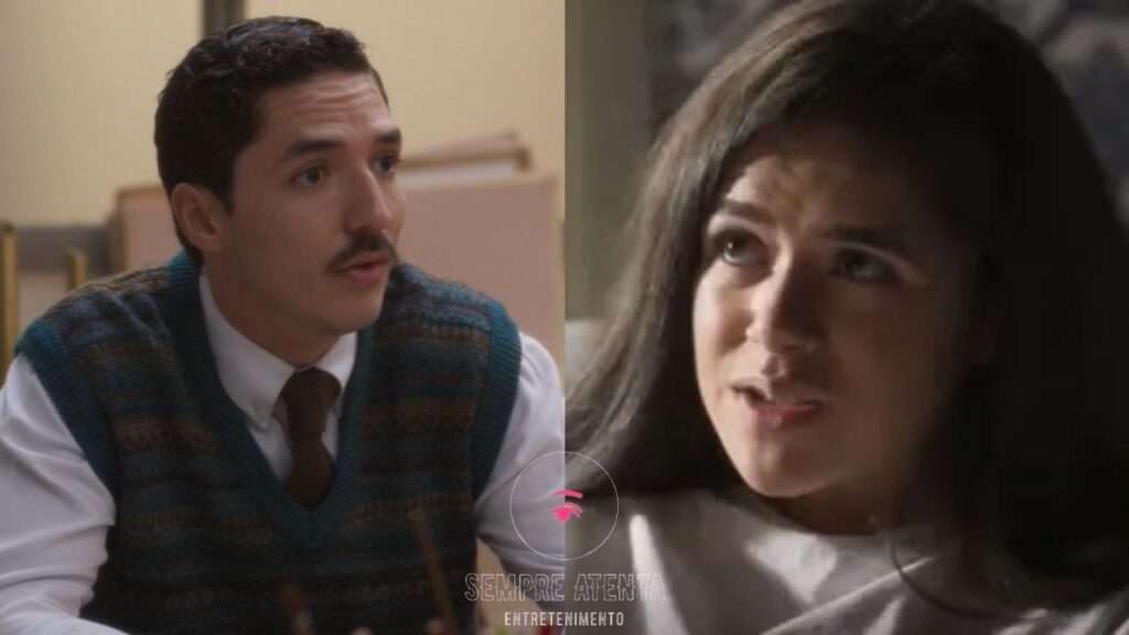 Bia deitada no hospital conversa com Ronaldo em cena dramática da novela Garota do Momento.