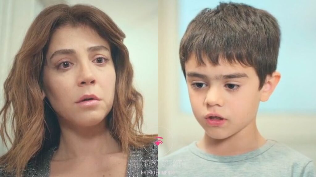 Ceyda emocionada diante de Satilmis após gesto comovente em Força de Mulher