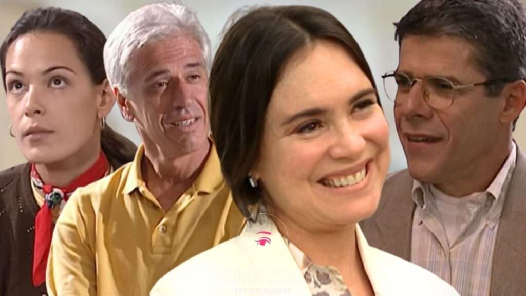 Assunção, Helena, Carlos e Paula na novela História de Amor