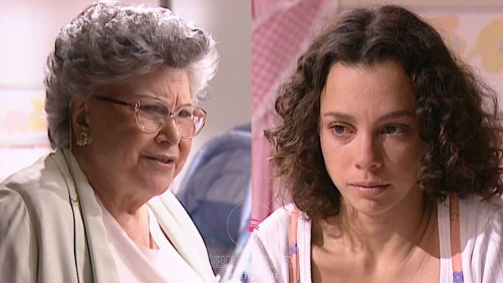 Olga dá sermão em Joyce na novela "História de Amor.