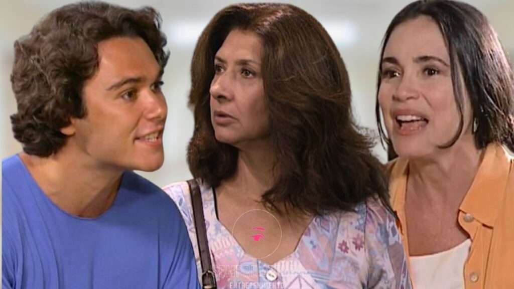 Dalva, Helena e Caio.