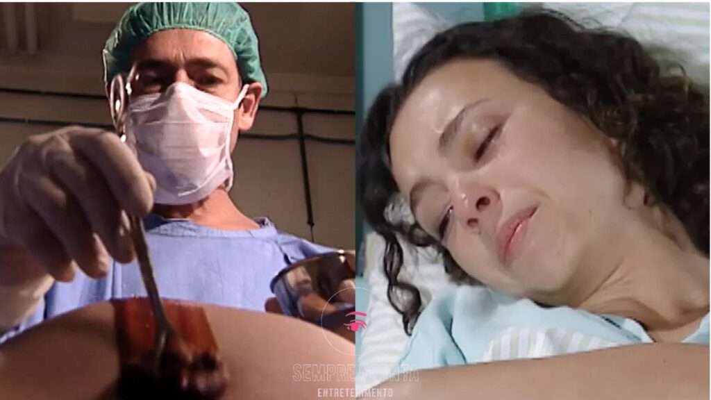 Daniel opera Joyce após queda na escada.