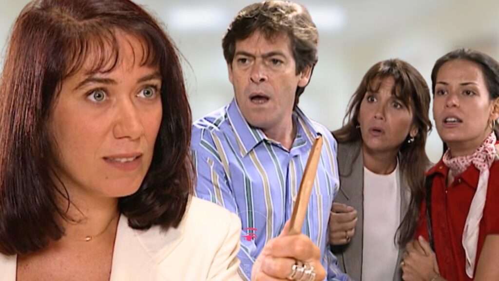 Sheila surta, fere Paula e a ameaça.