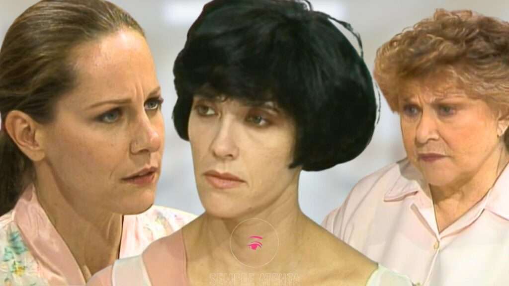 Diná aparece para Estela e dá bronca a respeito de Maroca.