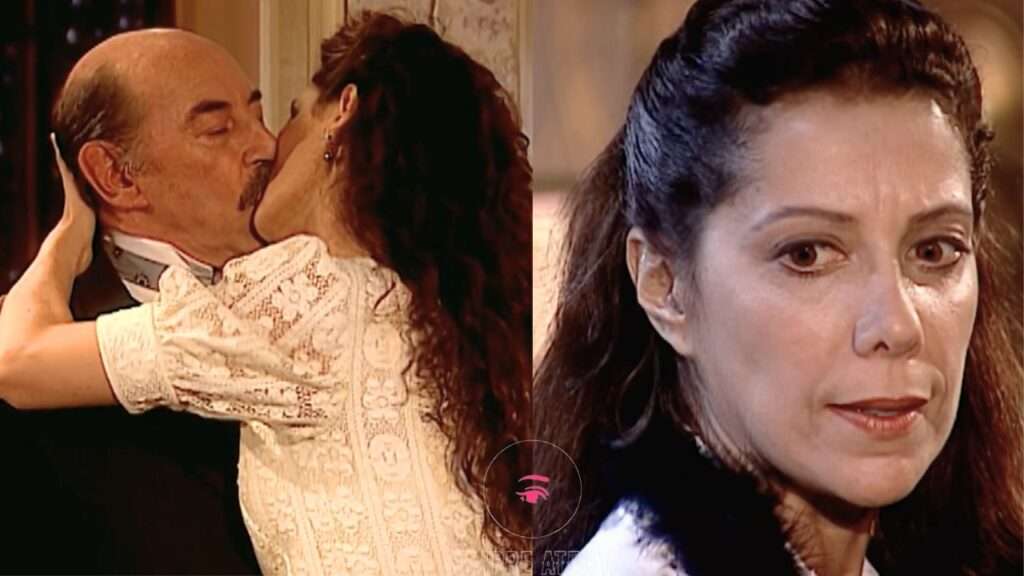 Francesco leva Paola para cama.