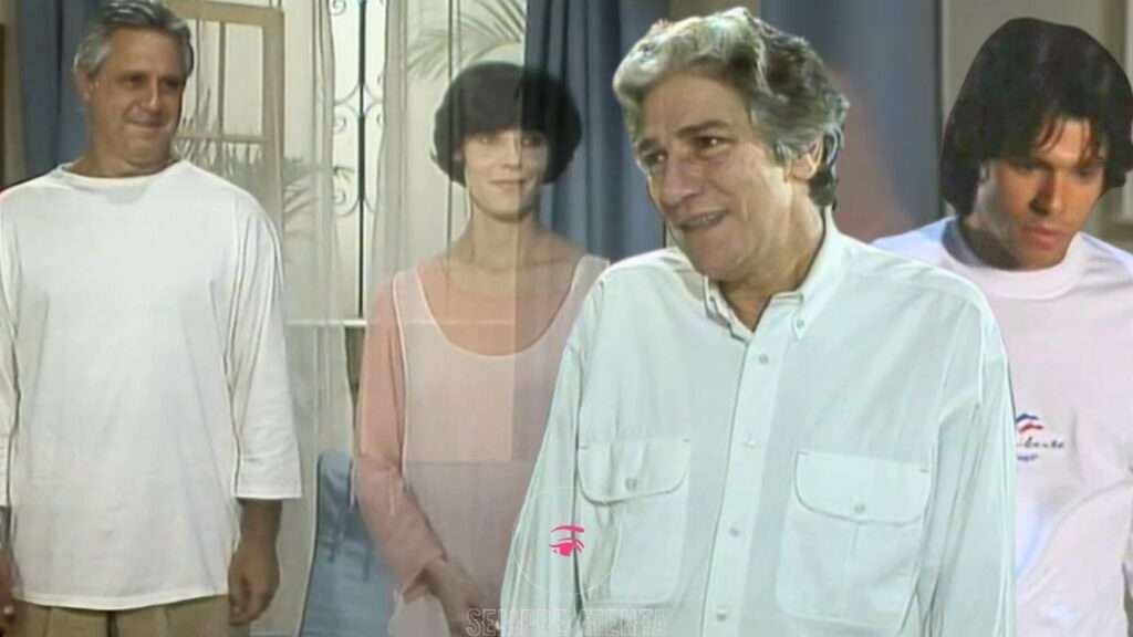 Otávio e Diná visitam Alberto.