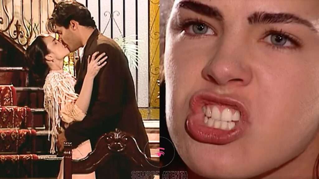 Giuliana descobre traição de Matteo em Terra Nostra.