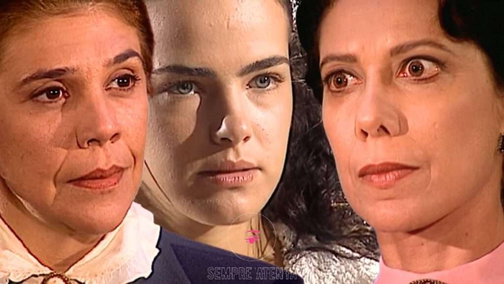 Giuliana e Mariana denunciam Janete em Terra Nostra.