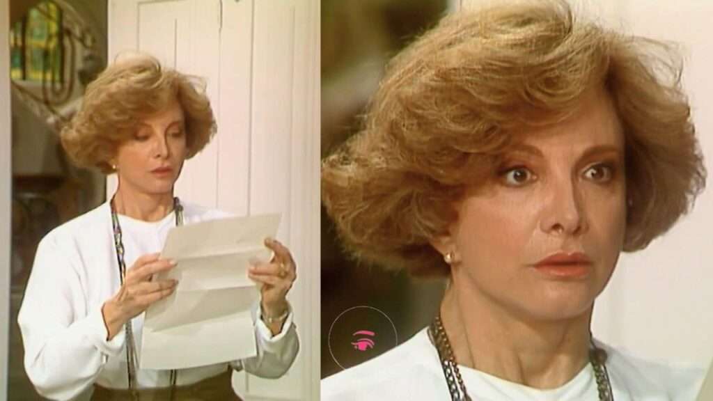 Laurinha recebe bilhete anonimo ameaçador.