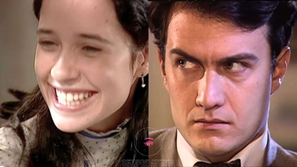 Angelica enfrenta Augusto e salva as fazednas do pai.